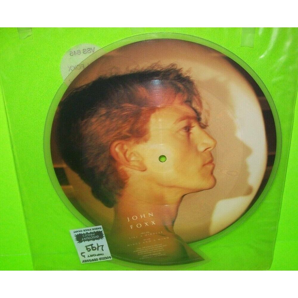 John Foxx ‎Like A Miracle Picture Disc Vinyl Record 1983 Synth-Pop Electronic